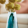 Tall Ferdinand Vase in Green And White by Cyan Design
