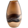 Medium Nina Vase in Amber Swirl by Cyan Design
