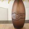 Large Nina Vase in Amber Swirl by Cyan Design