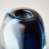 Medium Jacinta Vase in Blue by Cyan Design