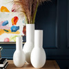 Small Impressive Impression Vase in Matte White by Cyan Design