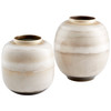 Small Kasha Vase in Mocha by Cyan Design