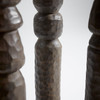 Large Kinsey Totem Sculpture Designed by J Kent Martin in Black by Cyan Design