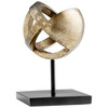 Small Grotto Sculpture Designed by J Kent Martin in Antique Brass And Black by Cyan Design