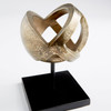 Small Grotto Sculpture Designed by J Kent Martin in Antique Brass And Black by Cyan Design