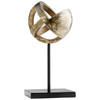 Large Grotto Sculpture Designed by J Kent Martin in Antique Brass And Black by Cyan Design