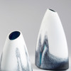 Small Mystic Falls Vase in Blue And White by Cyan Design