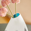 Small Mystic Falls Vase in Blue And White by Cyan Design