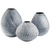 Large Bozeman Vase in Frosted Grey by Cyan Design