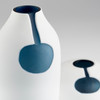 Small Oracle Vase in Blue And White by Cyan Design
