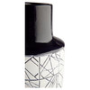 Medium Dark Zenith Vase in Blue And White by Cyan Design