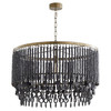 Estrella III Pendant Round in Black by Cyan Design