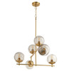 Edmonds Chandelier in Aged Brass by Cyan Design
