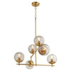 Edmonds Chandelier in Aged Brass by Cyan Design