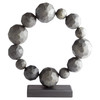 Garnet Sculpture in Black by Cyan Design
