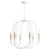 Linari Pendant in Studio White by Cyan Design