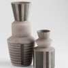 Small Erebus Vase in Grey by Cyan Design