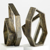 Euclid Bookends in White & Bronze Designed by J Kent Martin by Cyan Design