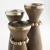 Medium Parvati Candleholder in Grey by Cyan Design