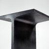 Anvil Side Table in Black by Cyan Design