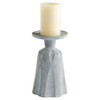 Small Attalus Candleholder in Grey by Cyan Design
