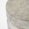 Triton Side Table Designed by J Kent Martin in Taupe by Cyan Design