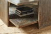 Alta Cocktail Table Designed by J Kent Martin in Cerused Coffee Bean by Cyan Design