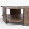 Alta Cocktail Table Designed by J Kent Martin in Cerused Coffee Bean by Cyan Design