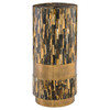 Cairo Side Table Designed by J Kent Martin in Faux Horn by Cyan Design