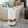 Monoco Side Table Designed by J Kent Martin in Faux Bone by Cyan Design