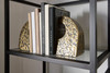 Apostrophe Bookends in Antique Brass by Cyan Design