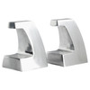 Apostrophe Bookends in Polished Aluminum by Cyan Design