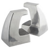 Apostrophe Bookends in Polished Aluminum by Cyan Design