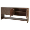 Alta Console Table Designed by J Kent Martin in Cerused Walnut by Cyan Design