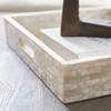 Small Triton Rectangle Tray in Pearl by Cyan Design