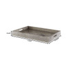 Large Triton Rectangle Tray in Smoke by Cyan Design