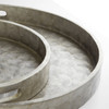 Triton Round Tray in Smoke Large by Cyan Design