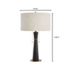Cyan Design – Wright Table Lamp Designed by J Kent Martin in Black & Brass