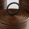 Large Papeete Canister in Brown by Cyan Design