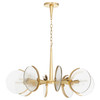 Alton 8-Light Chandelier in Aged Brass by Cyan Design