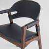 Boss Chair in Navy Leather by Cyan Design