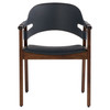 Boss Chair in Navy Leather by Cyan Design