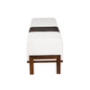 Noah Bench in Cream Chenille by Cyan Design