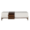 Noah Bench in Cream Chenille by Cyan Design