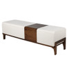 Noah Bench in Cream Chenille by Cyan Design