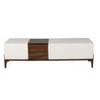 Noah Bench in Cream Chenille by Cyan Design