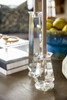 Tall Faceted Candleholder Designed by Thom Filicia in Clear by Cyan Design