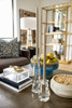 Tall Faceted Candleholder Designed by Thom Filicia in Clear by Cyan Design