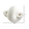 Candle Knot Candleholder Designed by Thom Filicia in White by Cyan Design