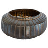 Ribbed Sweater Bowl Designed by Thom Filicia in Crystal Bronze by Cyan Design